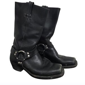 Frye Black Leather Ankle Boots Women's Size 7
